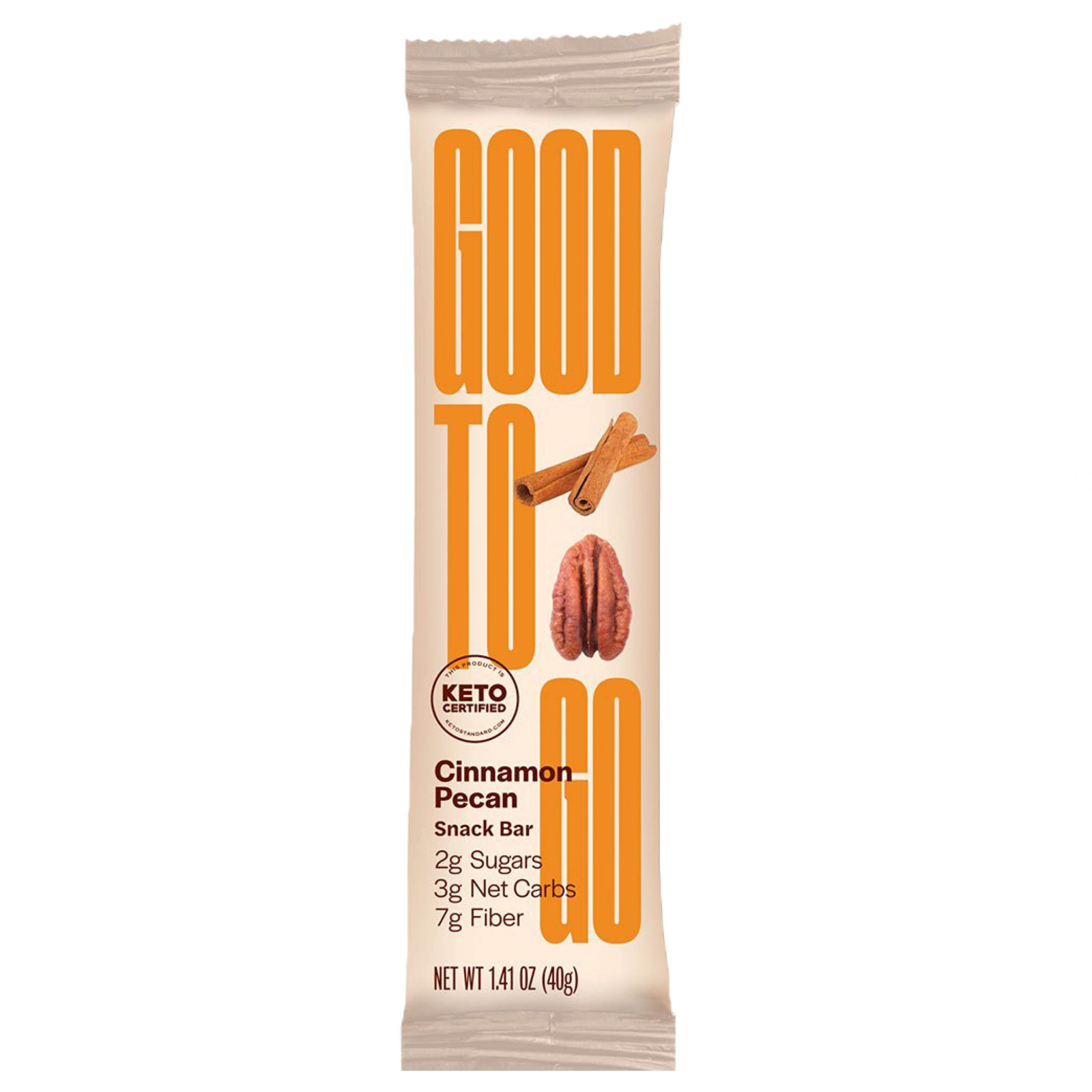 GoodtoGo KETO Riegel Cinnamon Pecan 40g