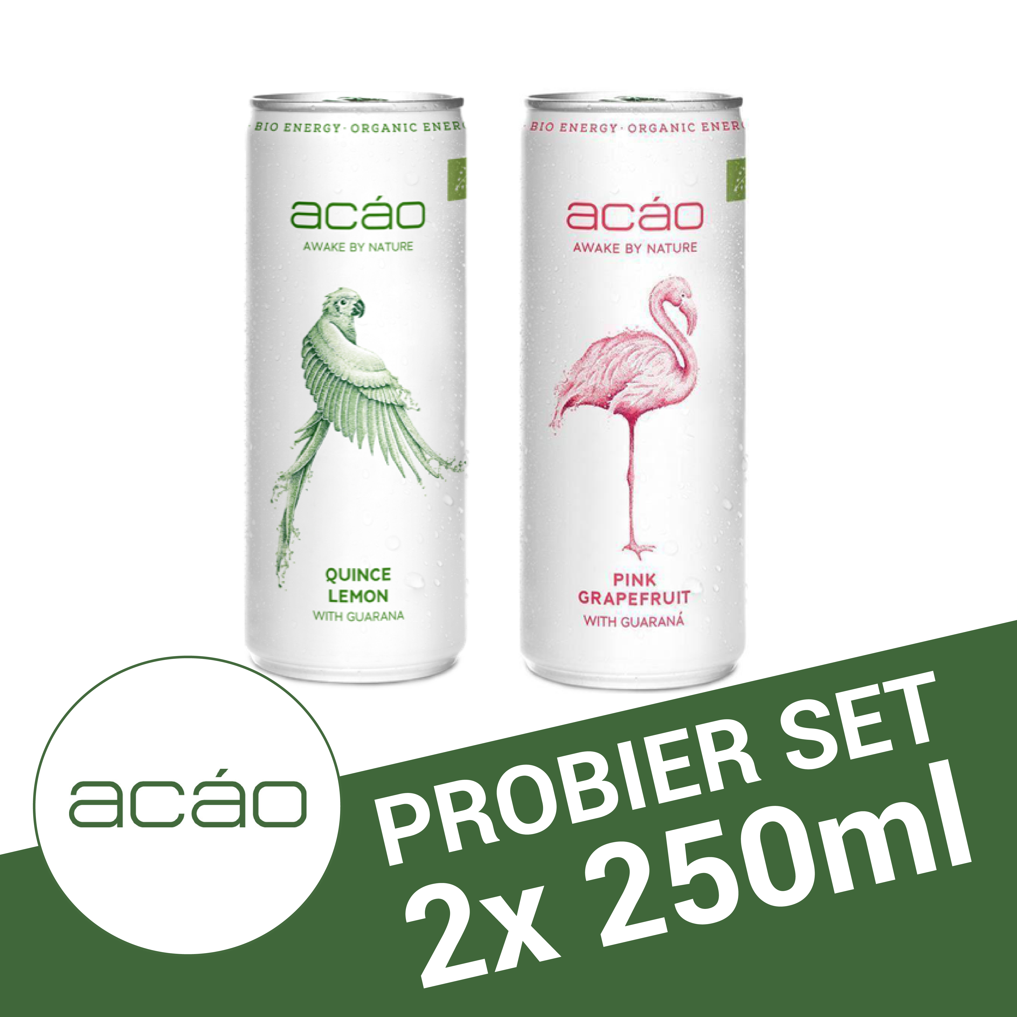 Acáo Bio Energy Drink Probierset 2x250ml