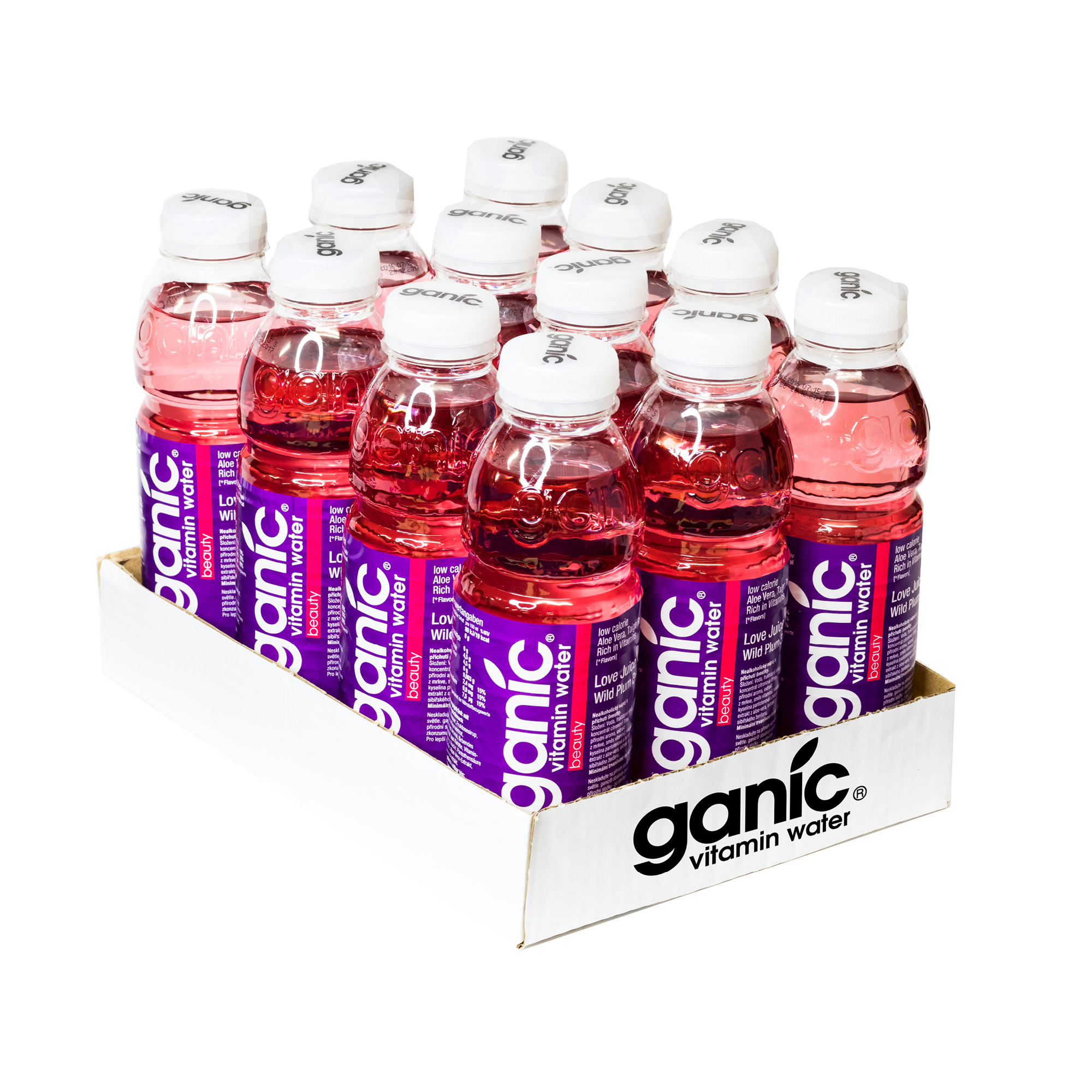 Ganic Vitaminwater - Beauty 12x500ml
